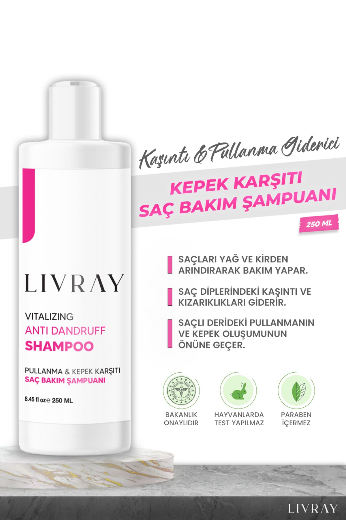 LivrayVitalizing AntiDandruff Shampoo - Pulla...