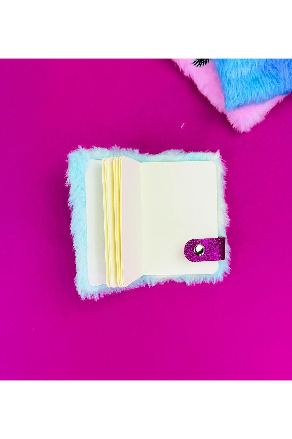 Mini Peluş Kapak Defter