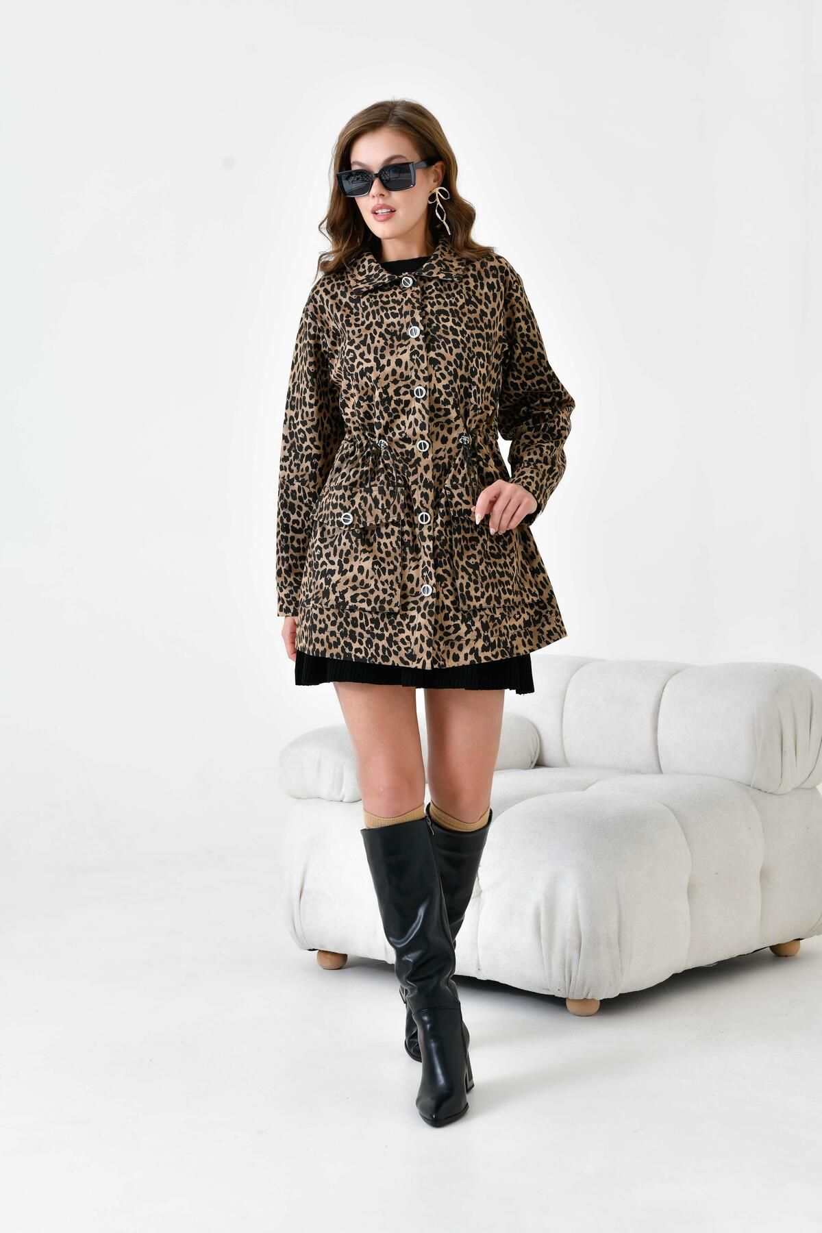 FTZ WOMEN Leopar Desen KapLEOPAR 31000