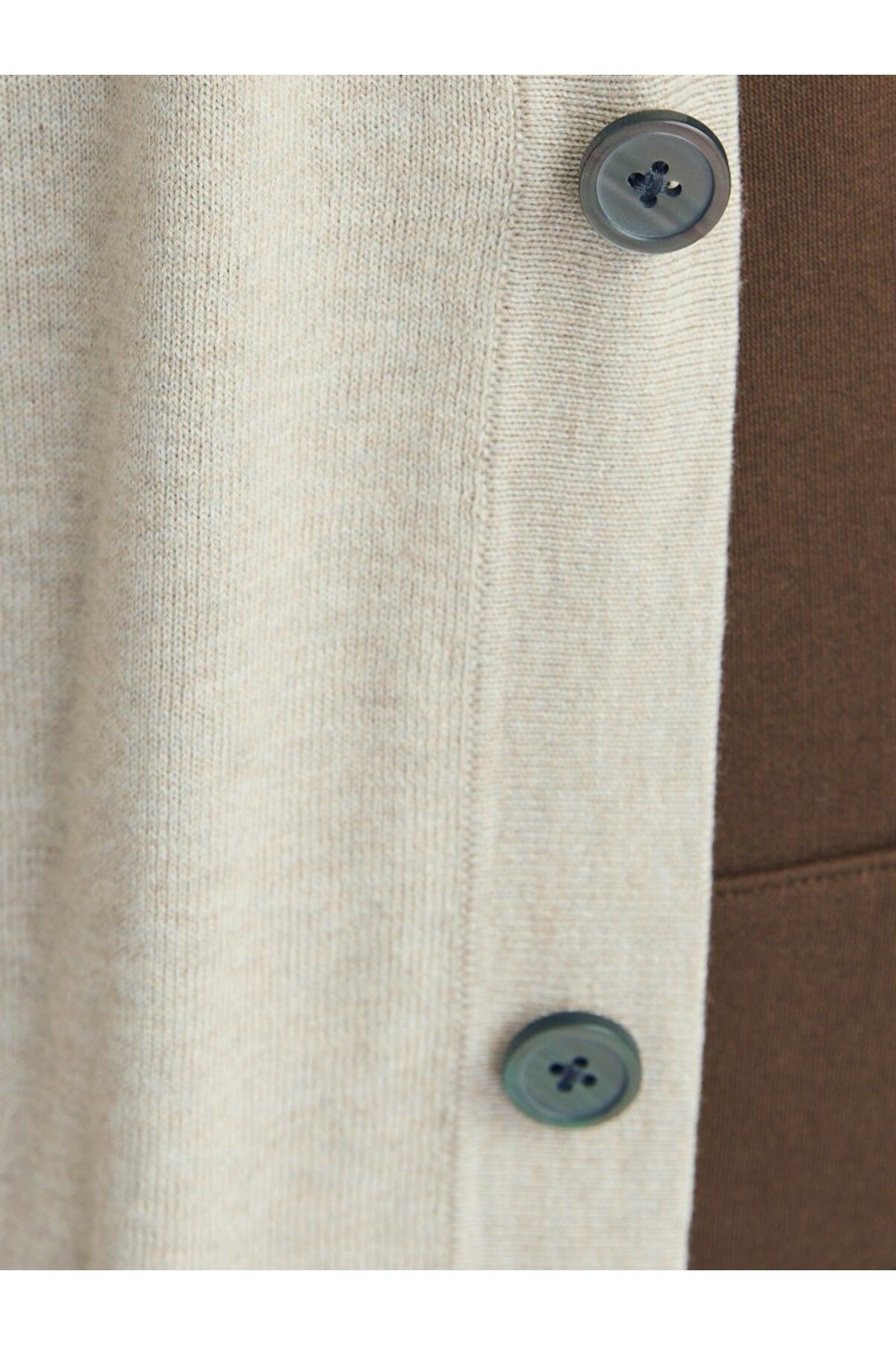 Erkek Bej Jjeemil Knit Button Cardigan Noos Kazak & Hırka 12257492-Oatmeal