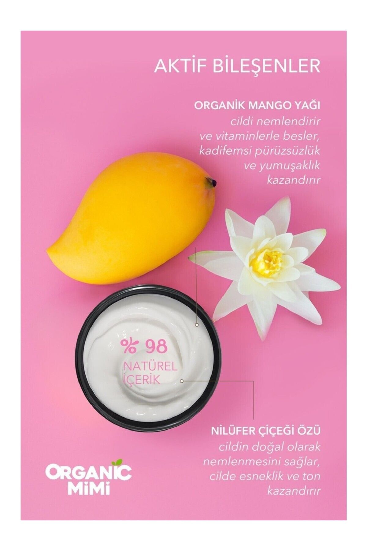 Vücut Nemlendiricisi Mango Ve Nilüfer Çiçeği Hafif Vücut Bakım Kremi 200 ml Body Conditioner