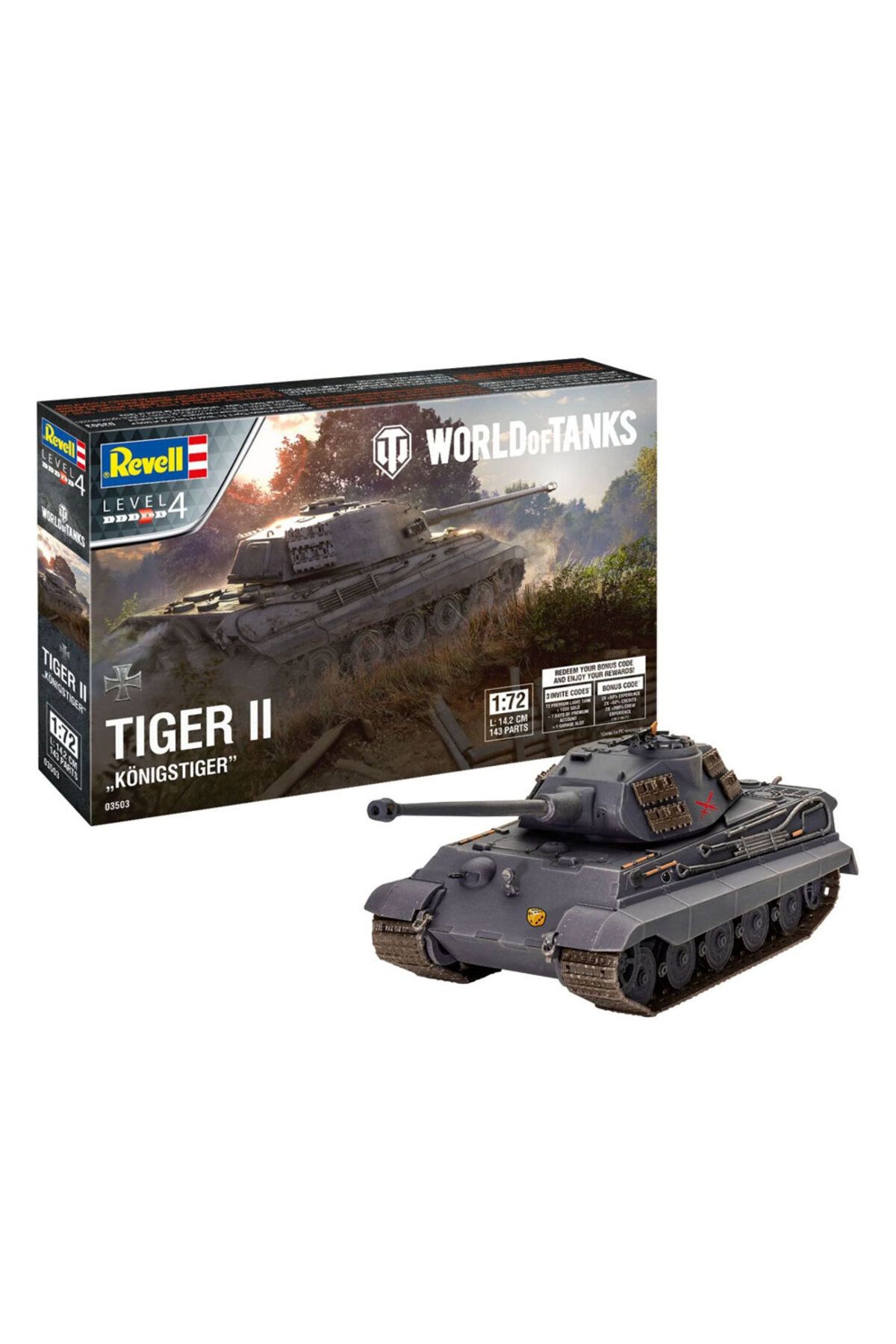 REVELL Maket Tiger Iı Ausf. BKing Tiger World...