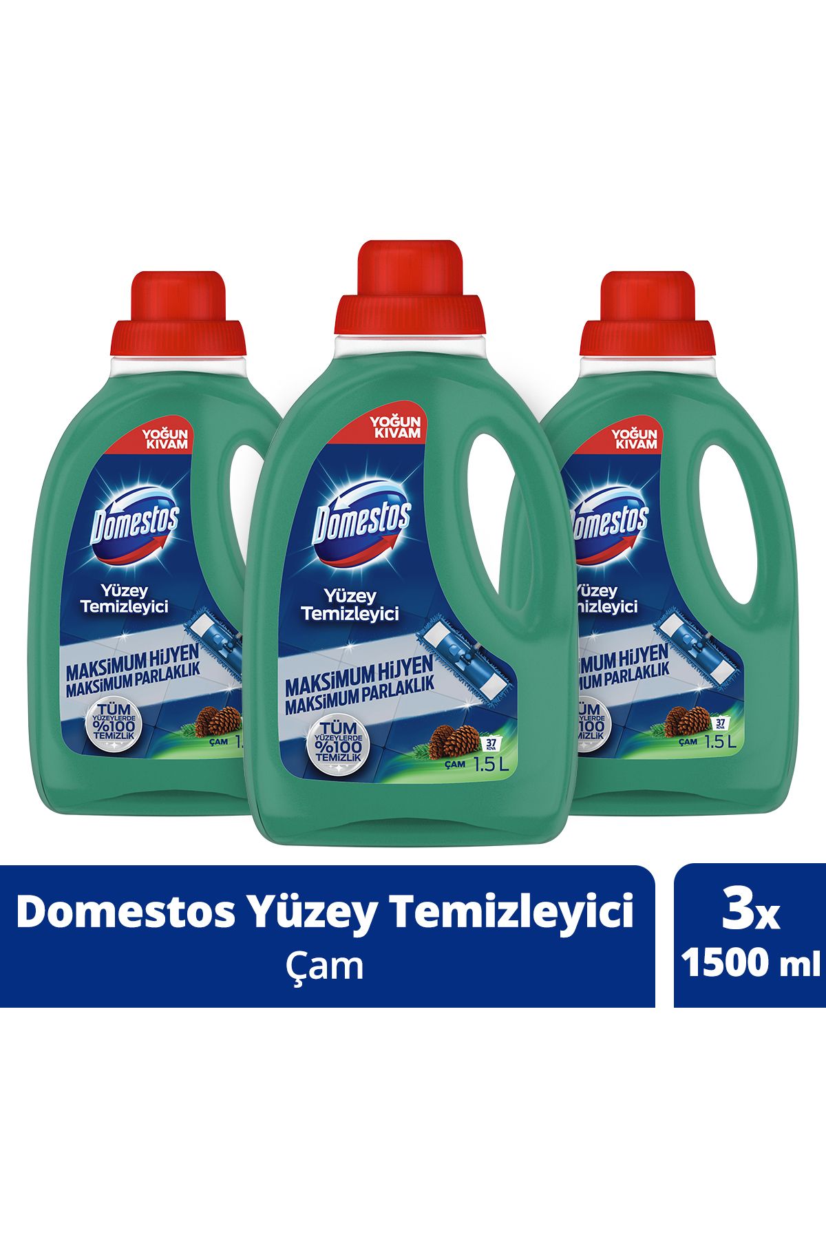 DomestosYüzey TemizleyiciÇam 1500 ml 3 Adet