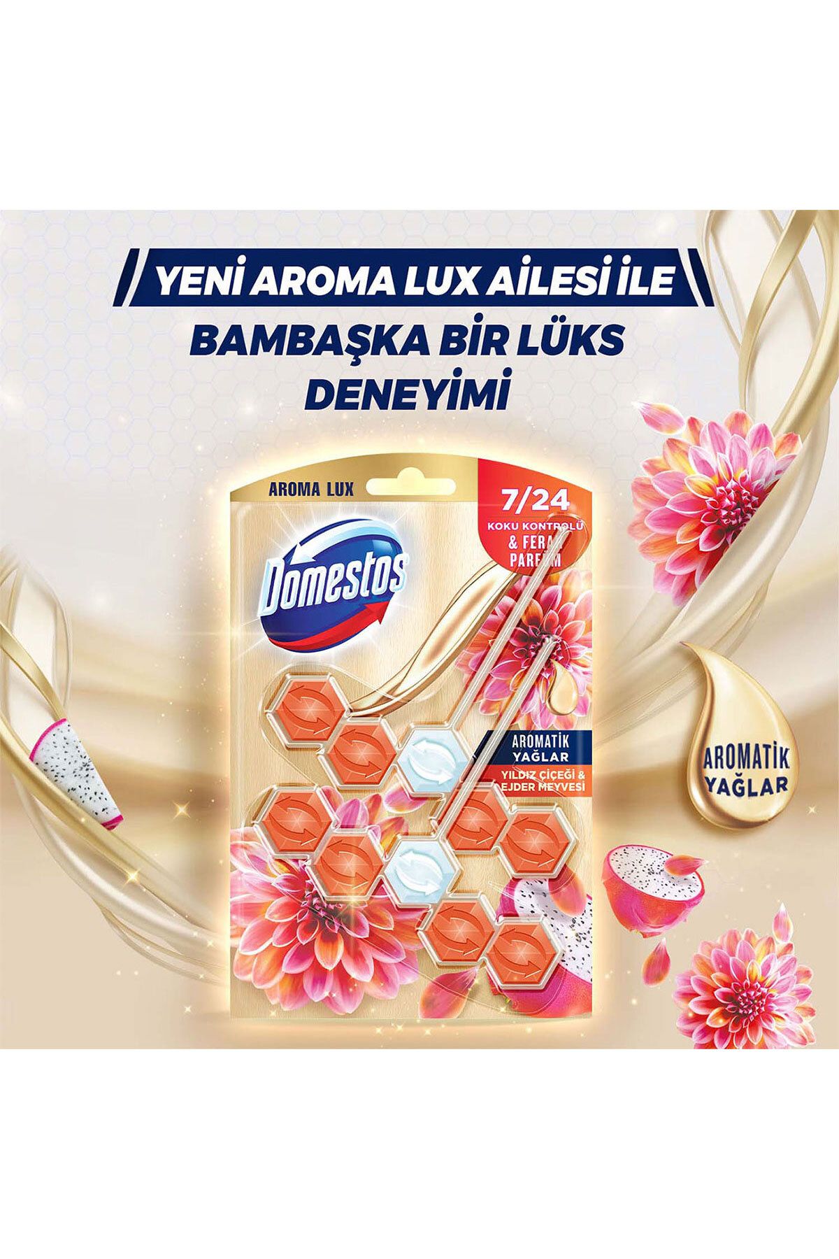 Tuvalet Bloğu Aroma Lux Yıldız Çiçeği & Ejder Meyvesi 100 G X2