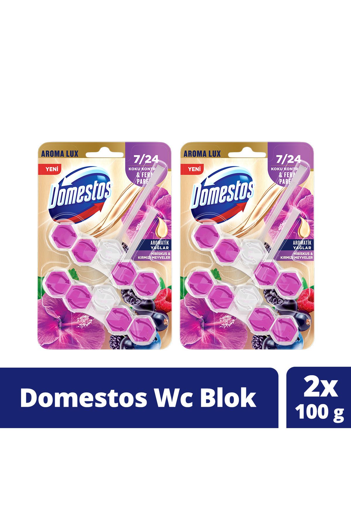 DomestosTuvalet Bloğu AromaLux Hibiskus & Kır...