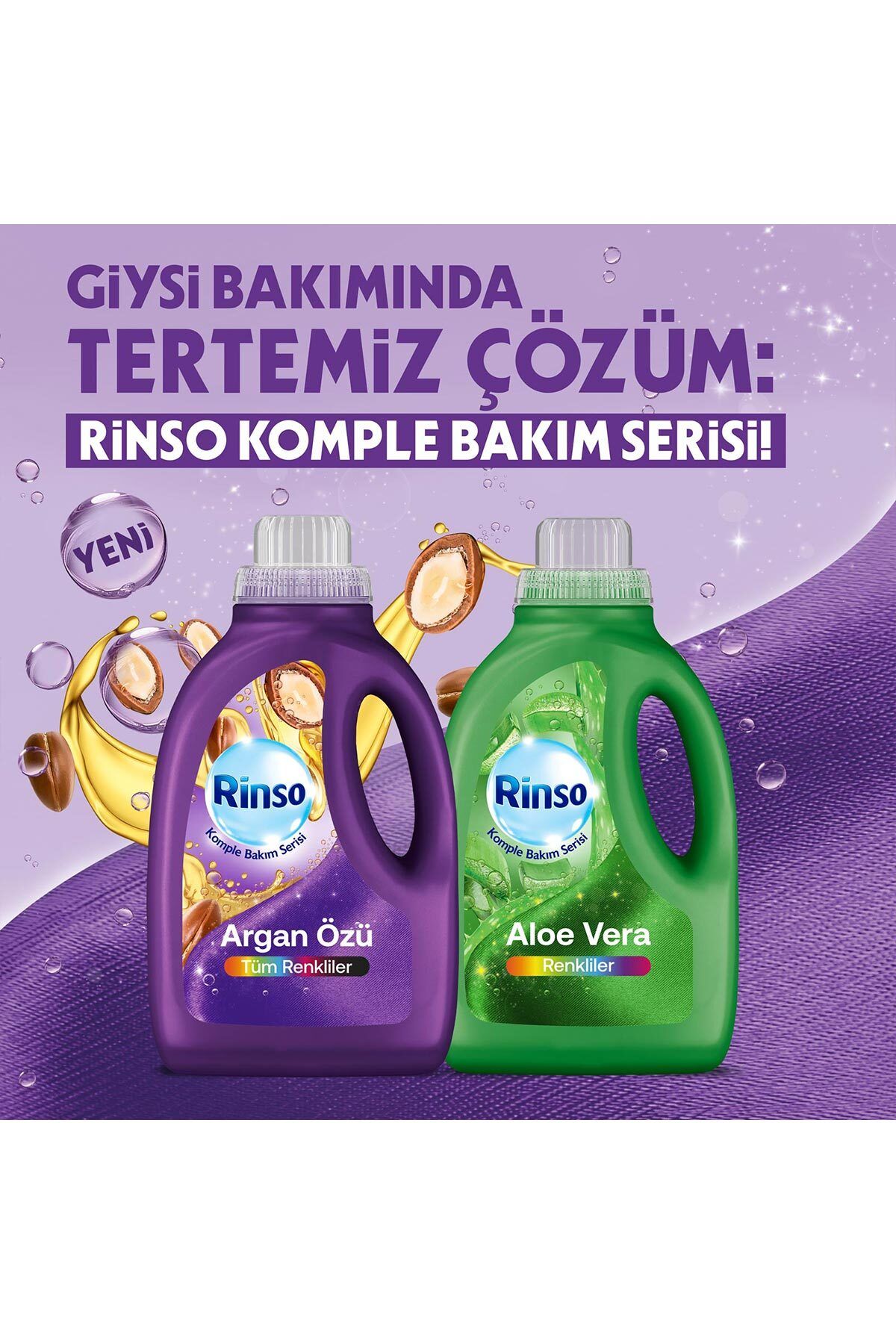 Sıvı Çamaşır Deterjanı Komple Bakım Serisi Argan Özü Tüm Renkliler Için 1.5 L X4