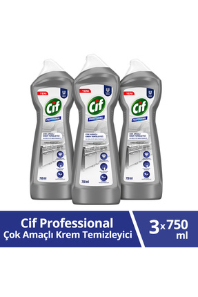 Profesyonel Çok Amaçlı Krem Temizleyici 750 ml X3 Image 0
