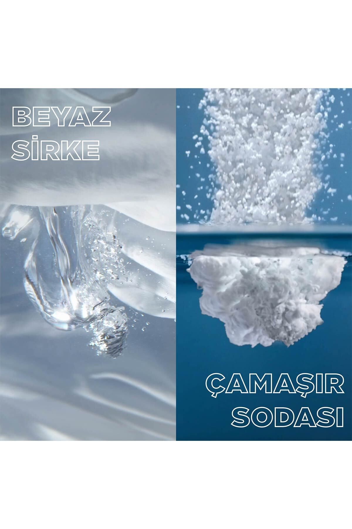 Beyaz Sirke Ve Çamaşır Sodası Beyazlar Için Toz Deterjan 10 Kg X1