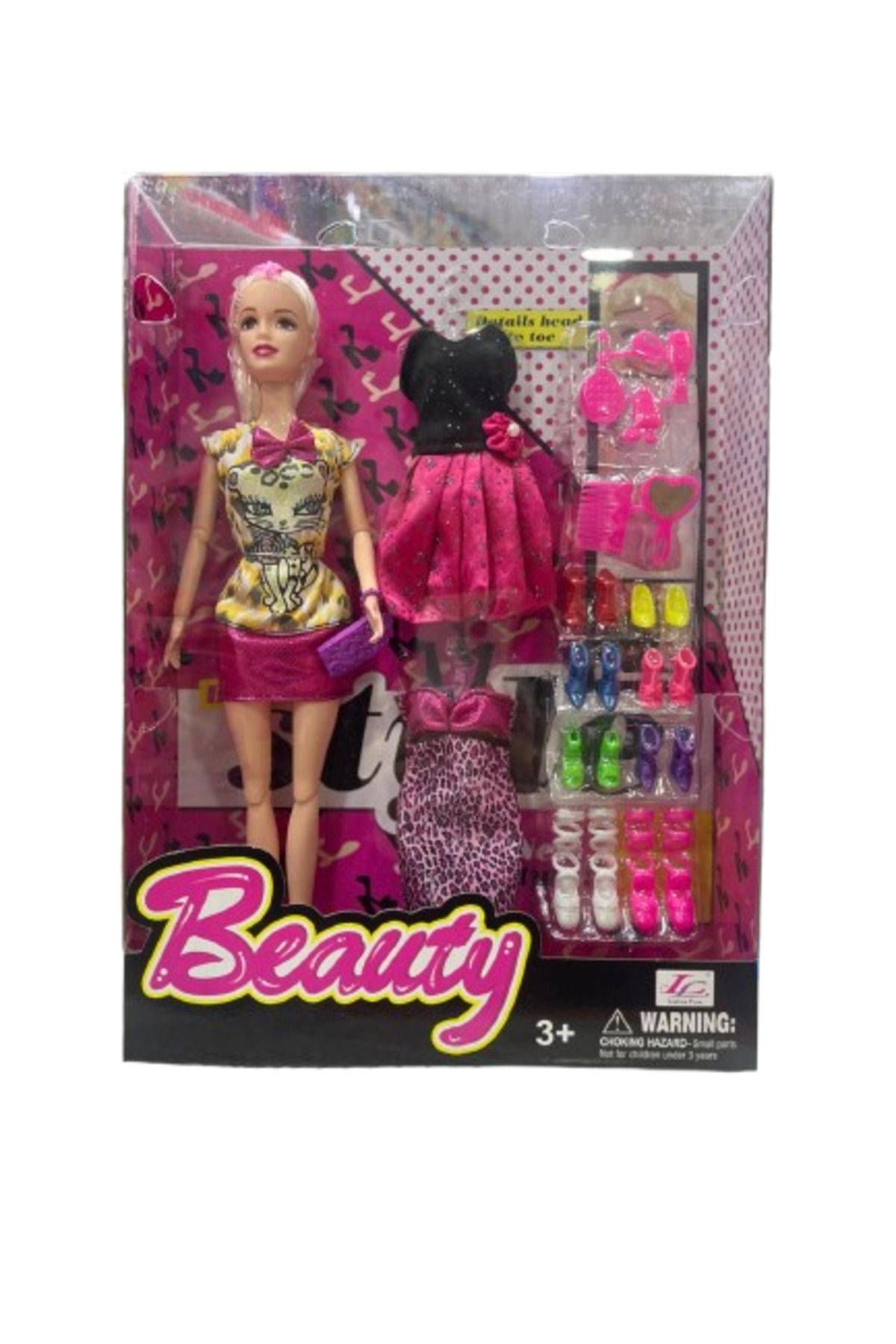 Toys 688-2 Beauty Yedek Yedek Kıyafetli Bebek