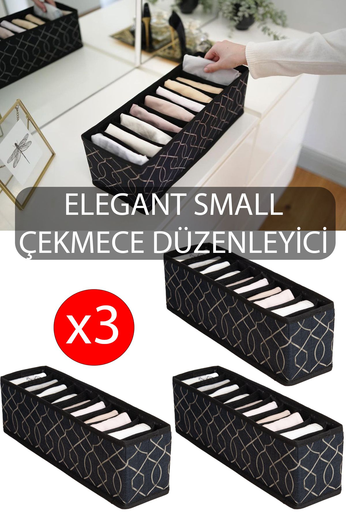 Emofom (3 ADET) Small ÇekmeceDüzenleyici (38...