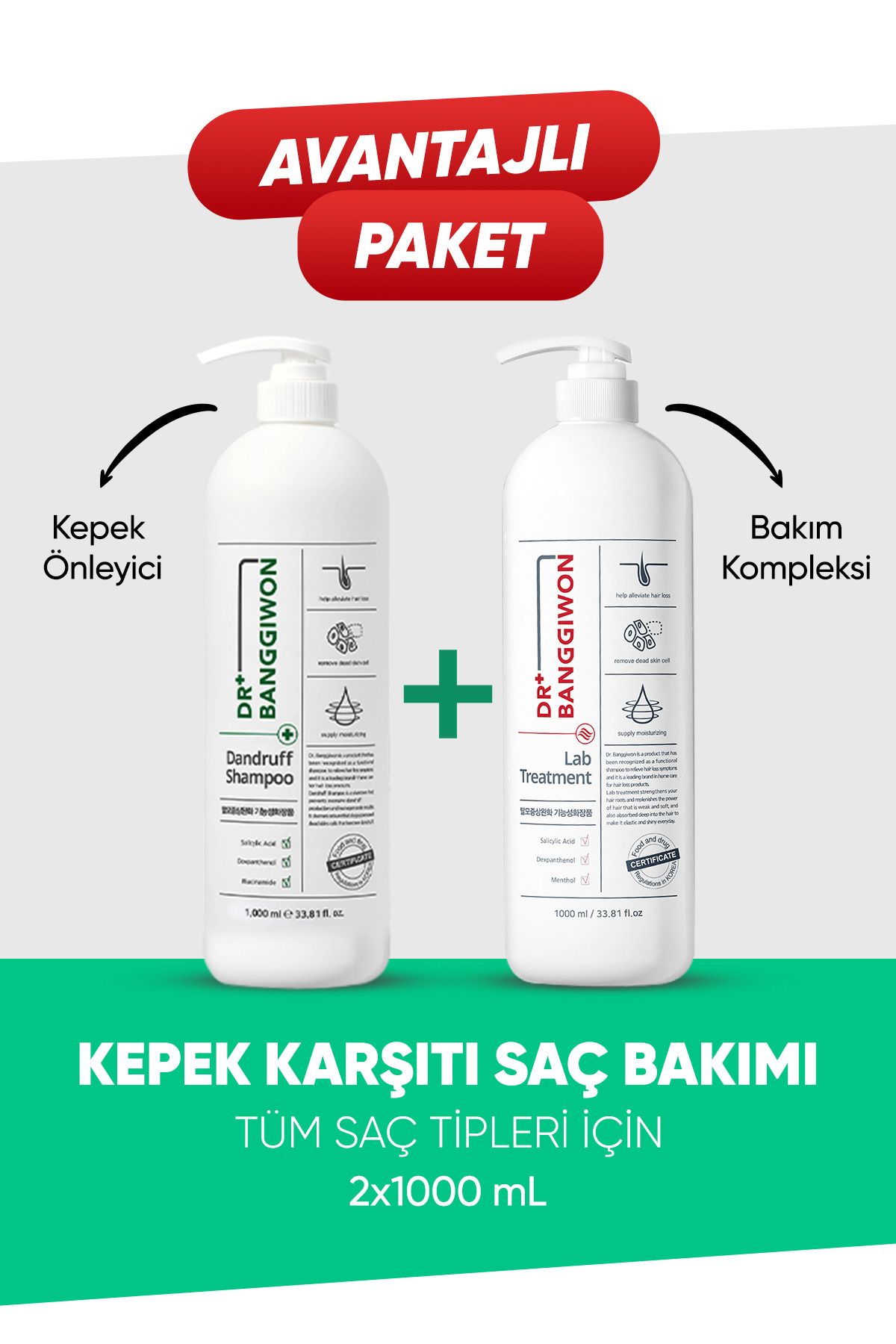 DR BANGGIWON Clinical KepekŞampuanı Ve Lab Tr...