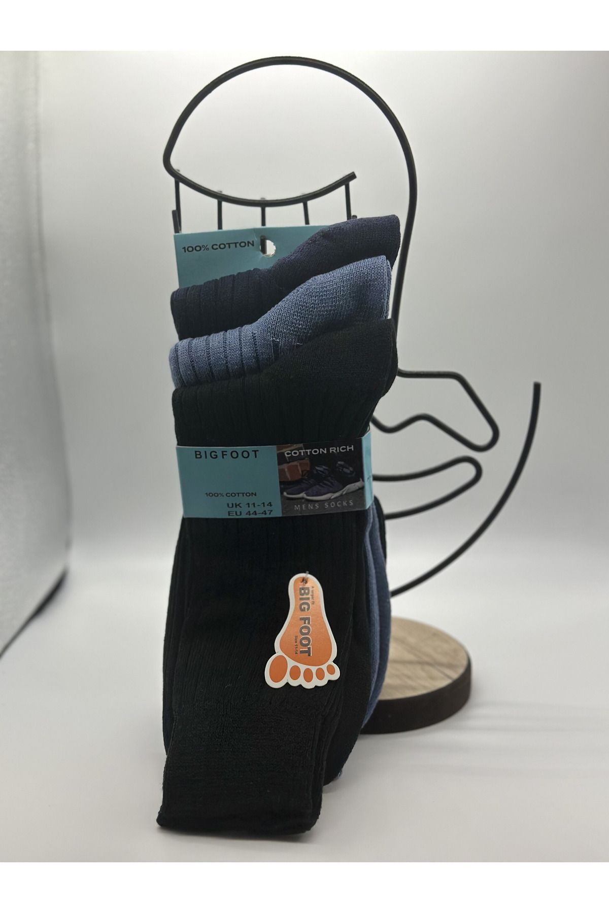 Cesi Socks Büyük Boy 3’lü Tenis Erkek Çorabı