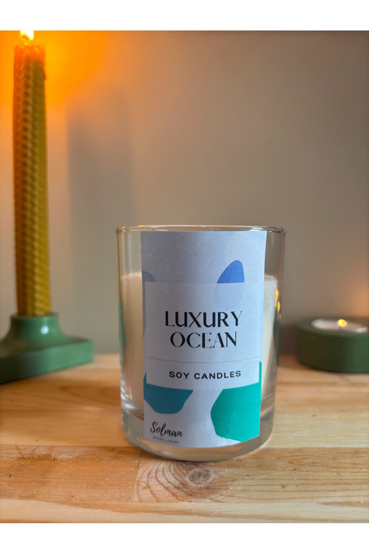 SillageCandle Luxury OceanSoya wax Vegan Orga...