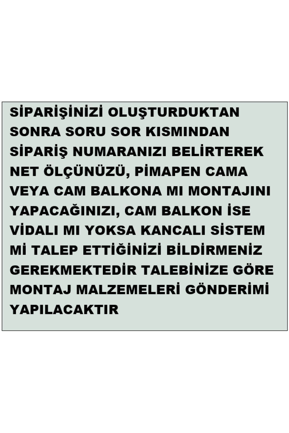 1. Kalite Cam Balkon Plise Perdesi Ara Gri