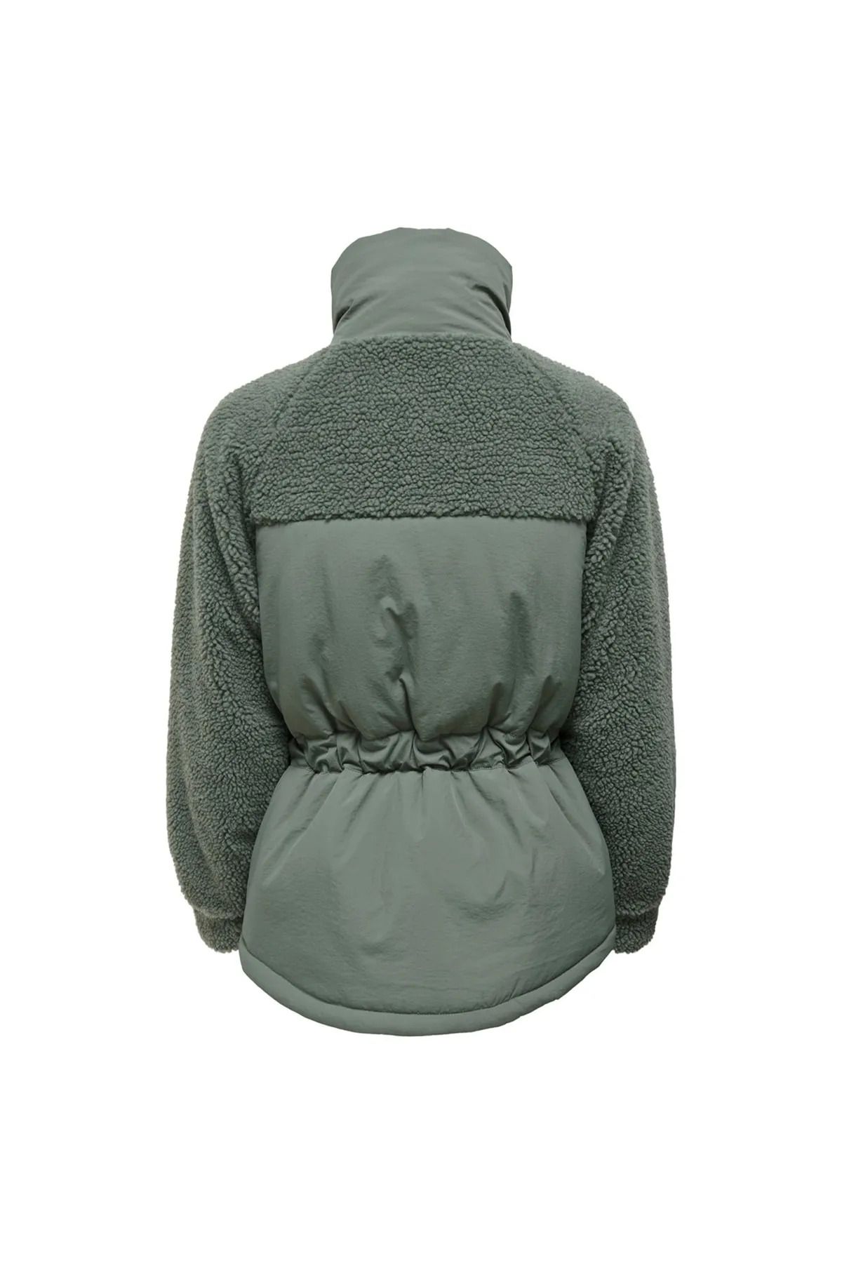 Yeşil Renk Kadın Mont ONLARIANNA PADDED MIX TEDDY JACKET