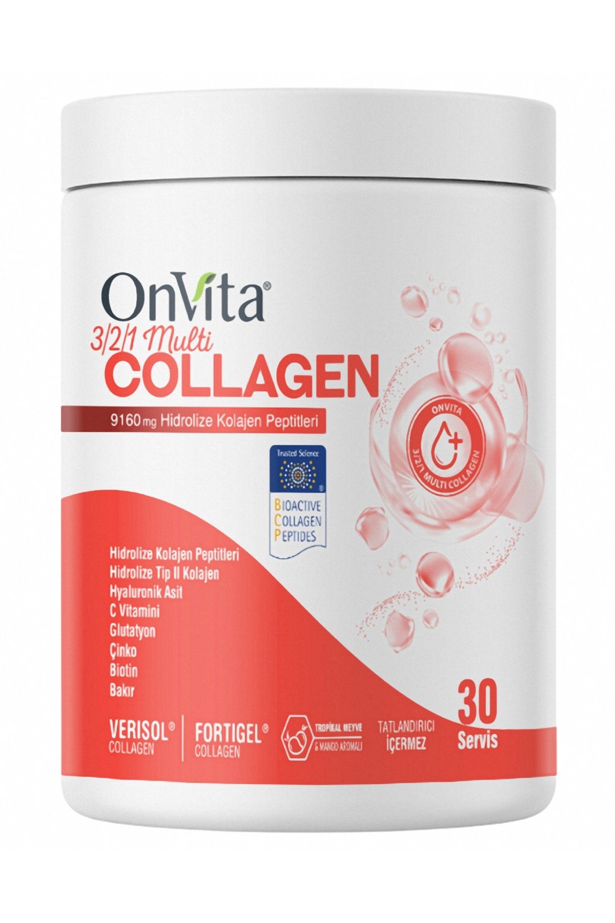 Onvita Nutrition MultiCollagen 3-2-1 Toz Kola...