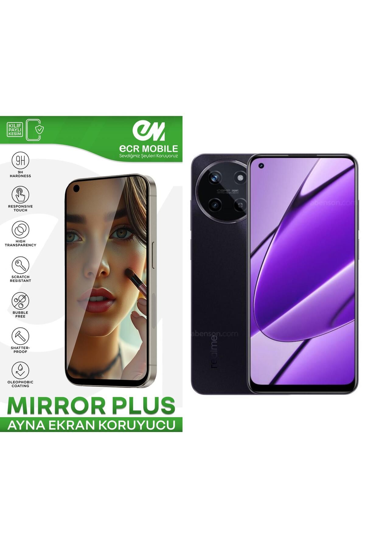 Ecr Mobile Realme 11 4G EkranKoruyucu Esnek A...