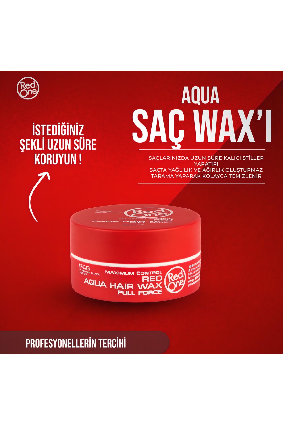 Redone Aqua Wax – Su Bazlı Parlak Ve Güçlü Tutuşlu Saç Şekillendirici – 150 ml