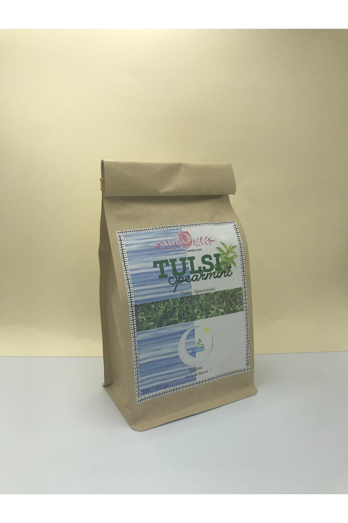 Tulsi - Spearmint 50 gr | Tulsi (Hint Fesleğeni) & Spearmint Nane Çayı | Haven Herbs & Blends