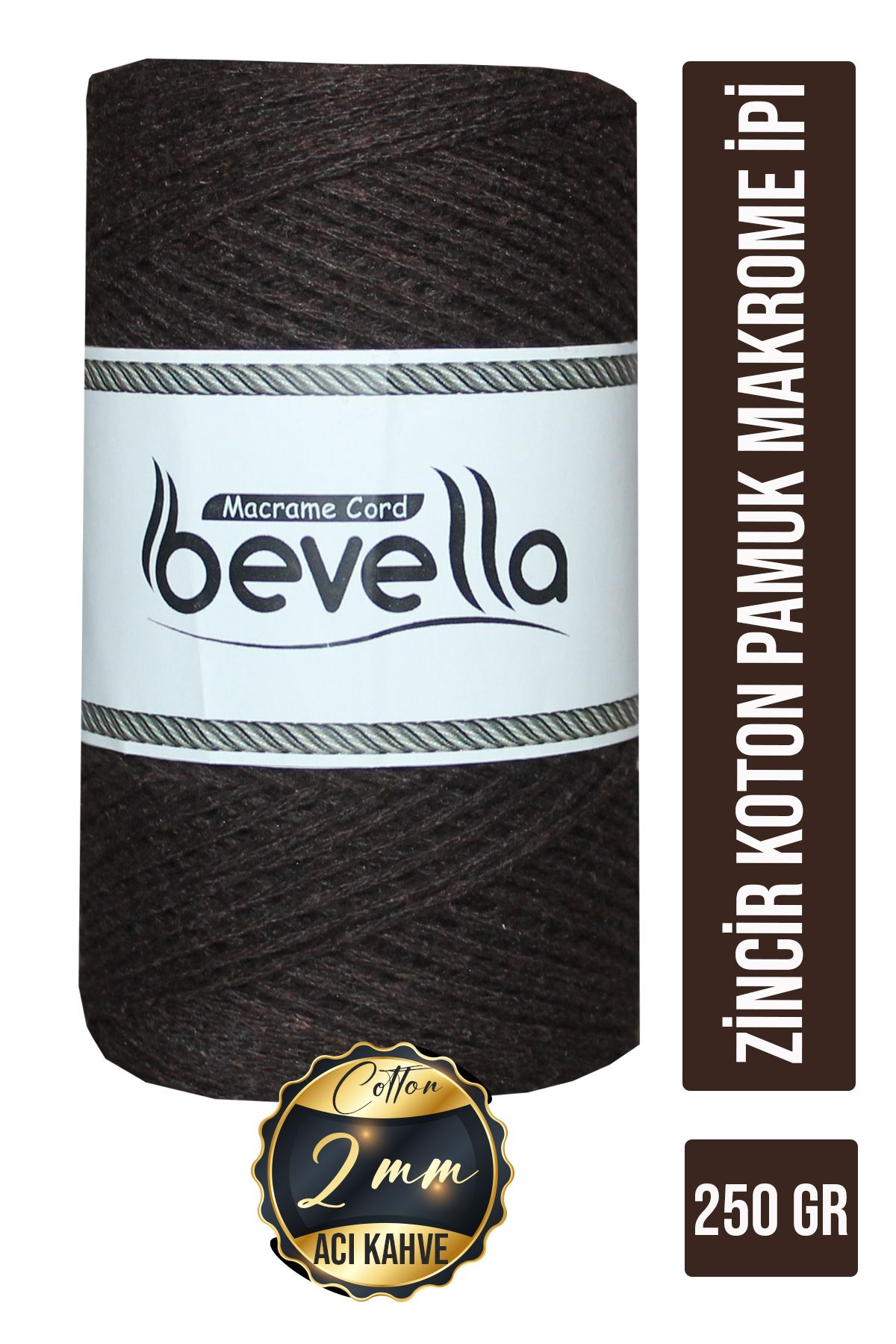 Bevella Macrame Cord KotonPamuk Makrome İpi 2...