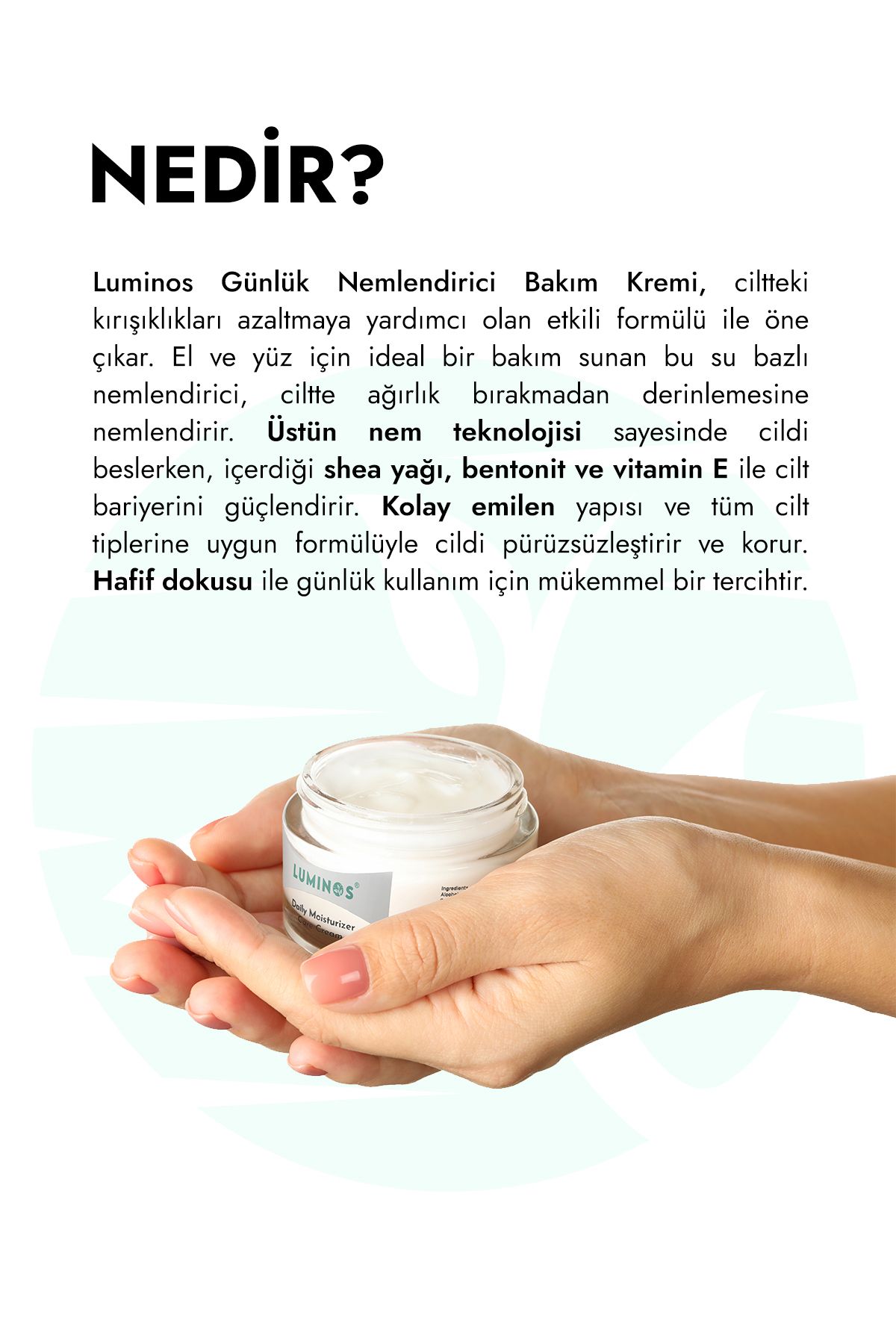 Luminos Kırışıklık Karşıtı Günlük Nemlendirici Bakım Kremi 50 ml