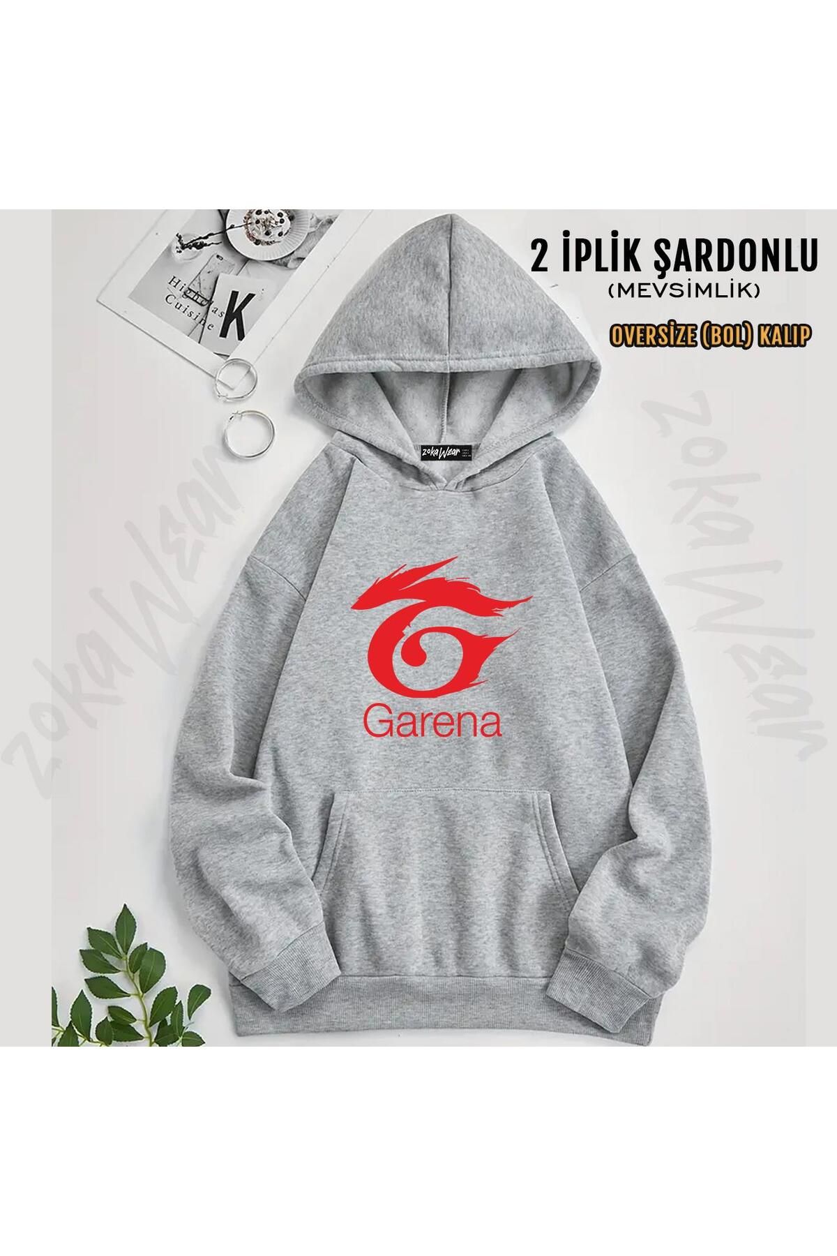 ZOKAWEAR Logo Garena FreeFire Baskılı Kapüşon...