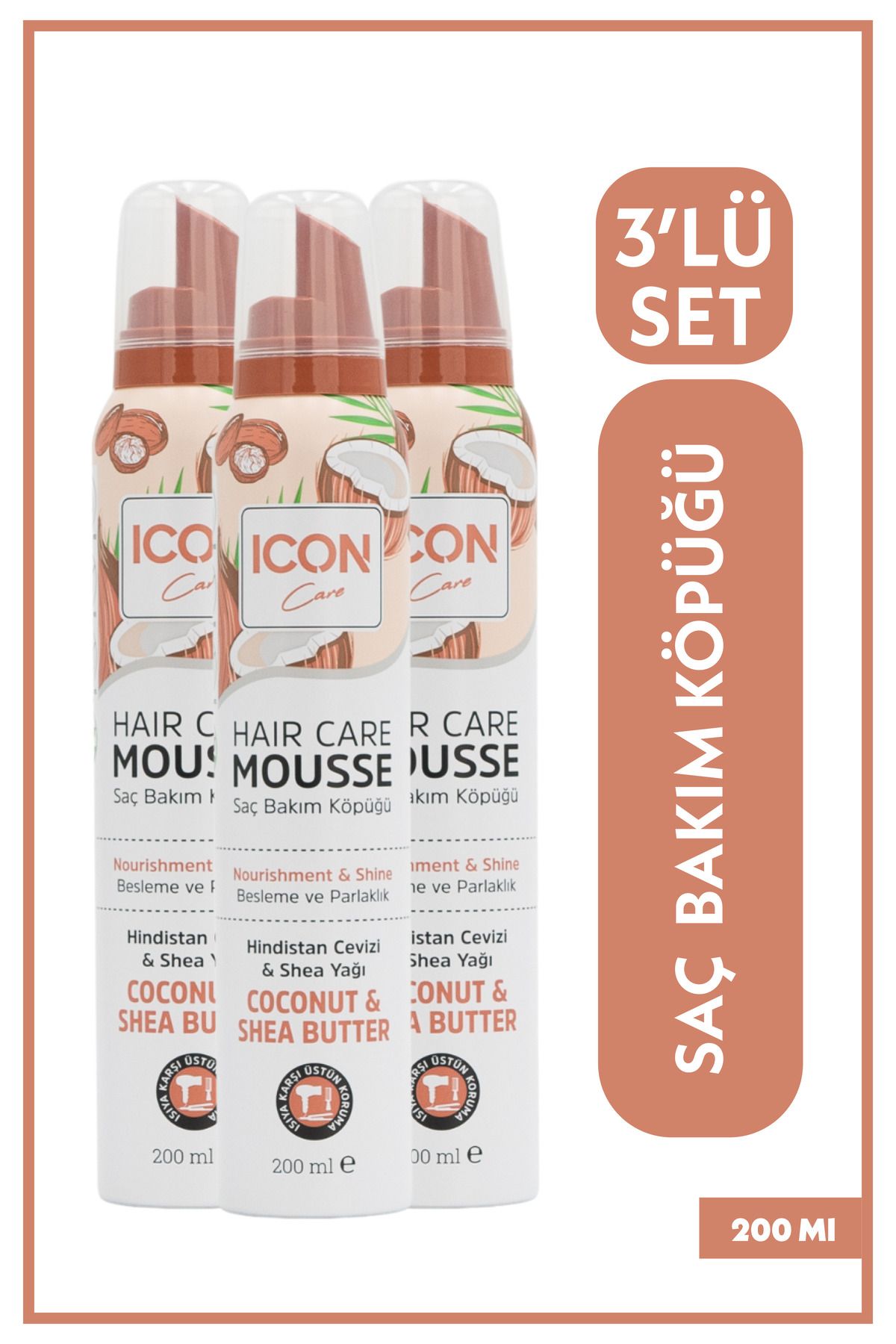 iconcare ICON CARE SAÇ BAKIMKÖPÜĞÜ COCONUT &...