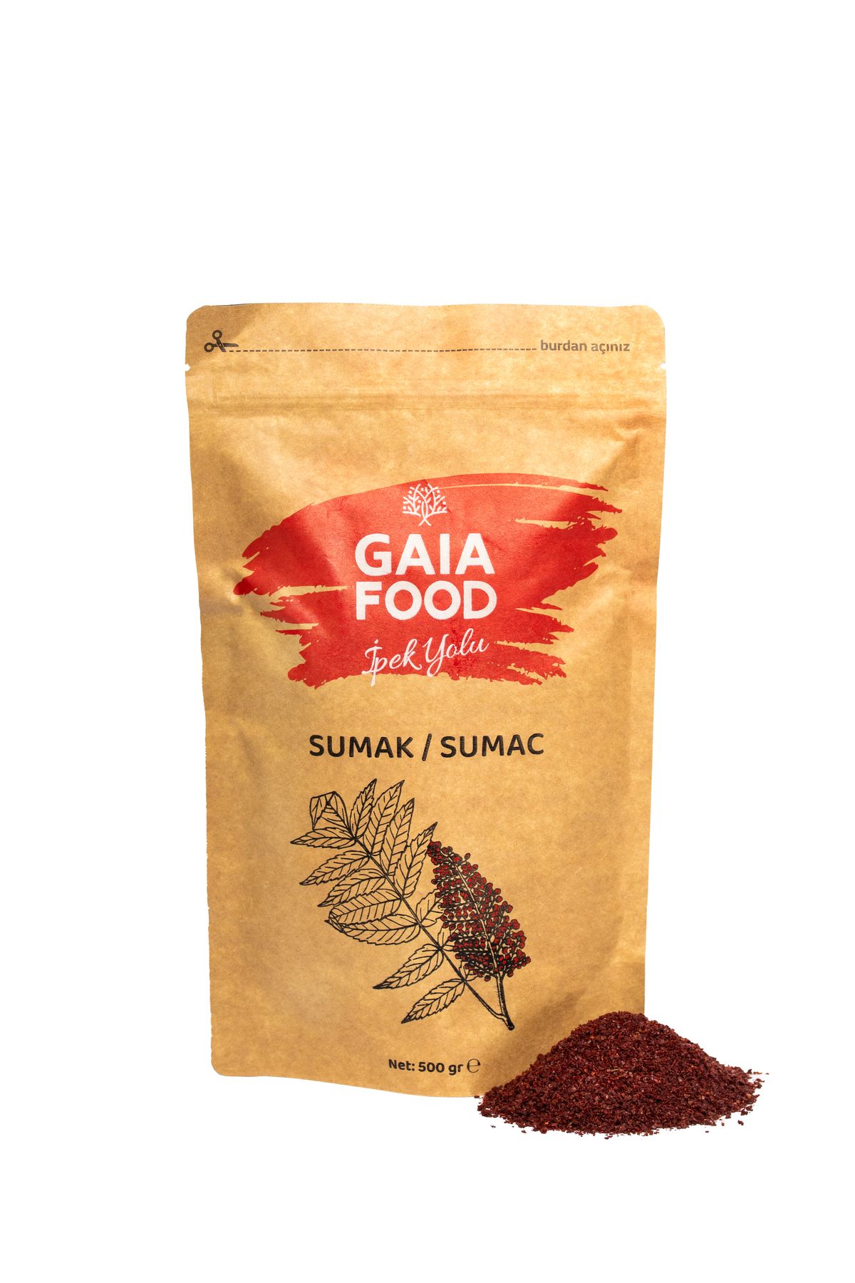 Gaia Food İpek YoluSumak 500GR