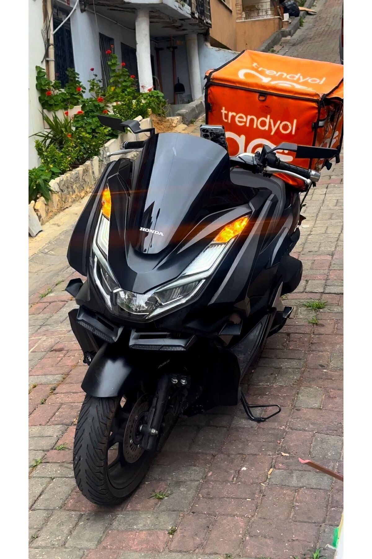 Honda Pcx 2018-2024 Uyumlu Amerikan Park Buton Ayarlı