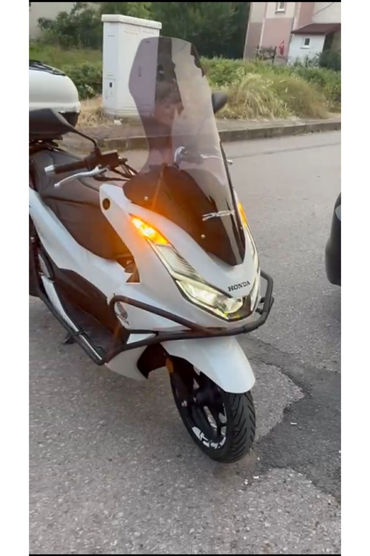 Honda Pcx 2018-2024 Uyumlu Amerikan Park Buton Ayarlı