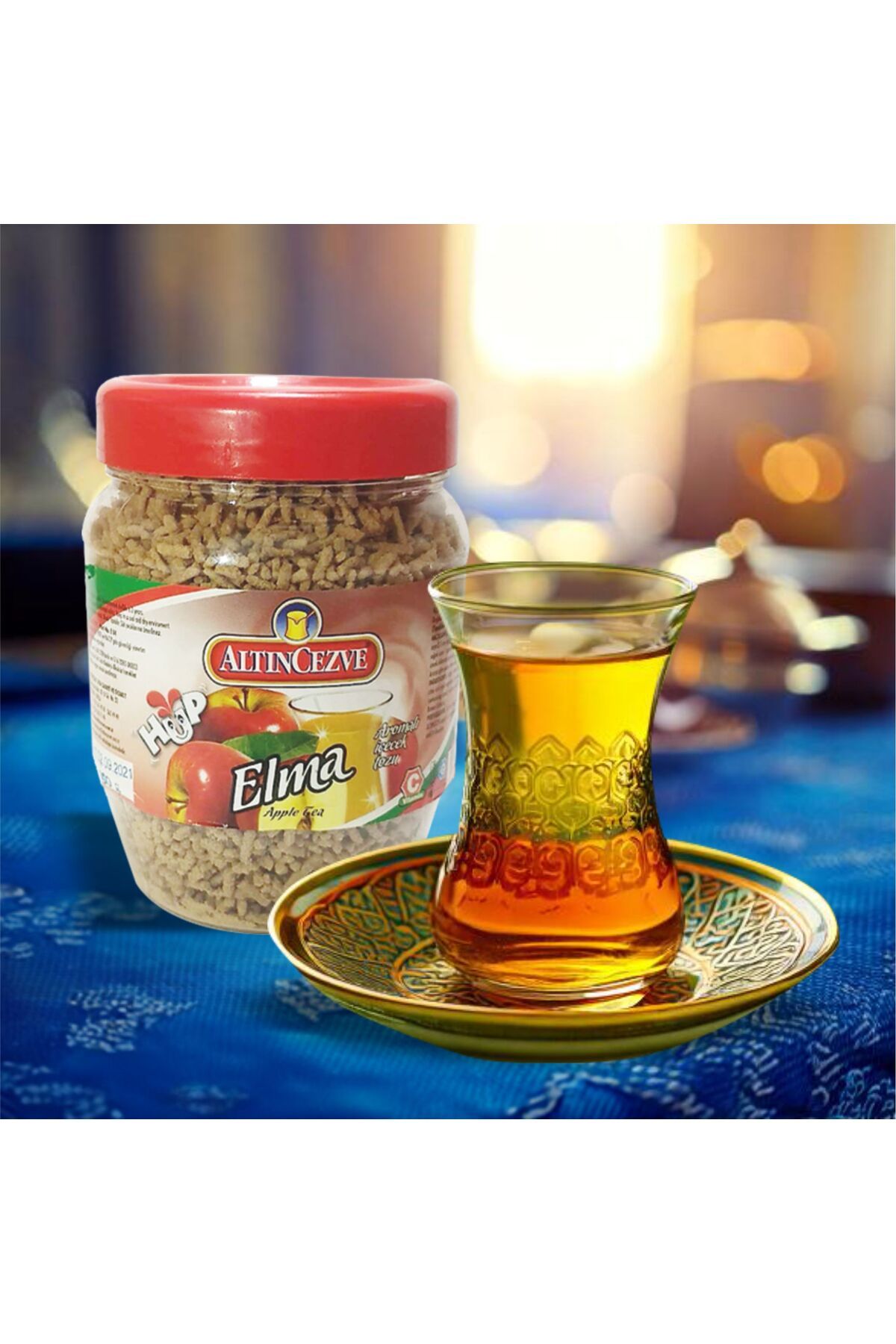 Granül Elma Aromalı İçecek Tozu 300 gr - 5Lİ PAKET