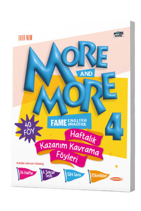 Kurmay Elt More And More 4. Sınıf Haftalık Kazanım Kavrama Föyleri Image 0