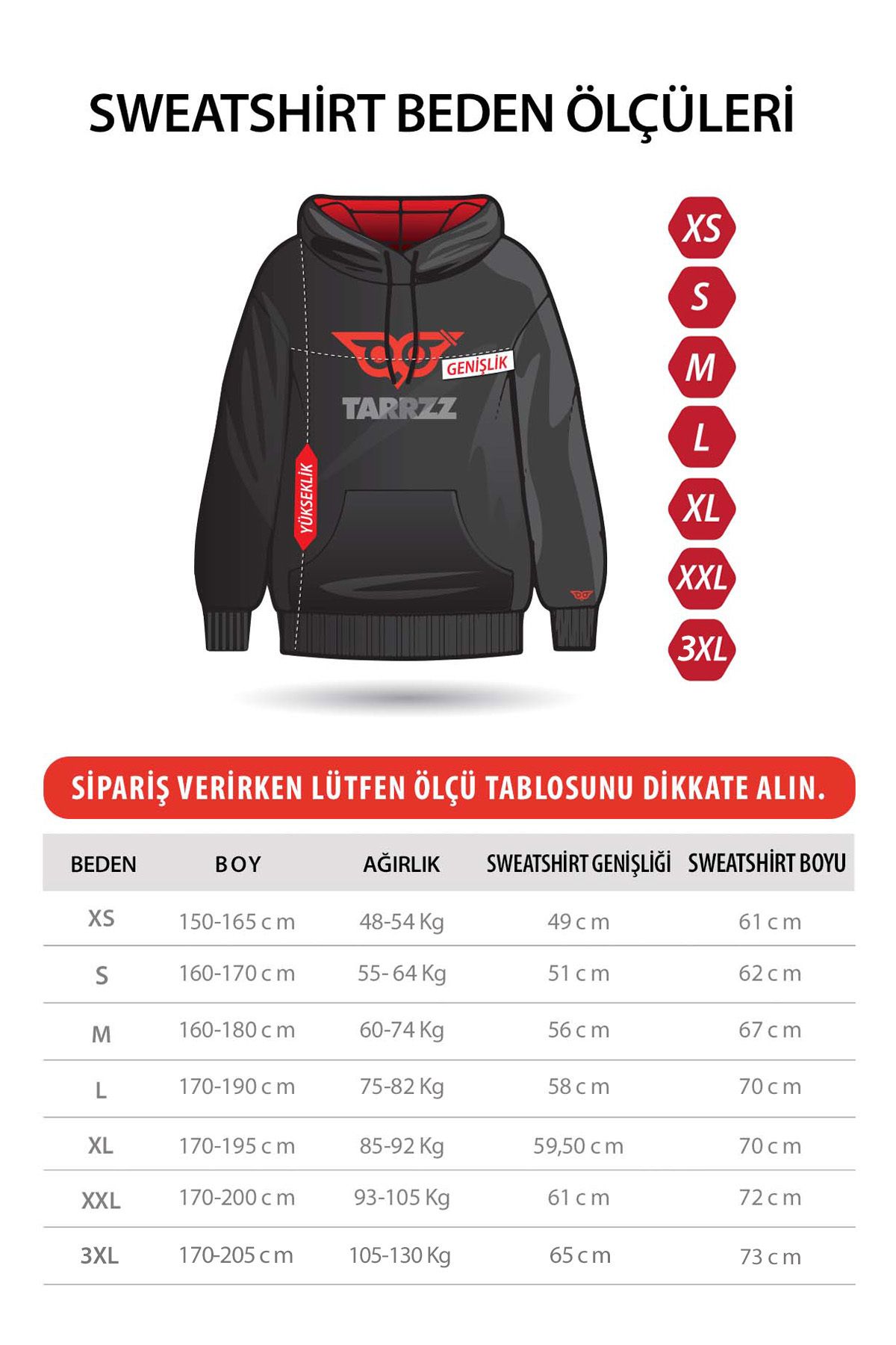 Astronot Tasarım Kapşonlu Sweatshirt