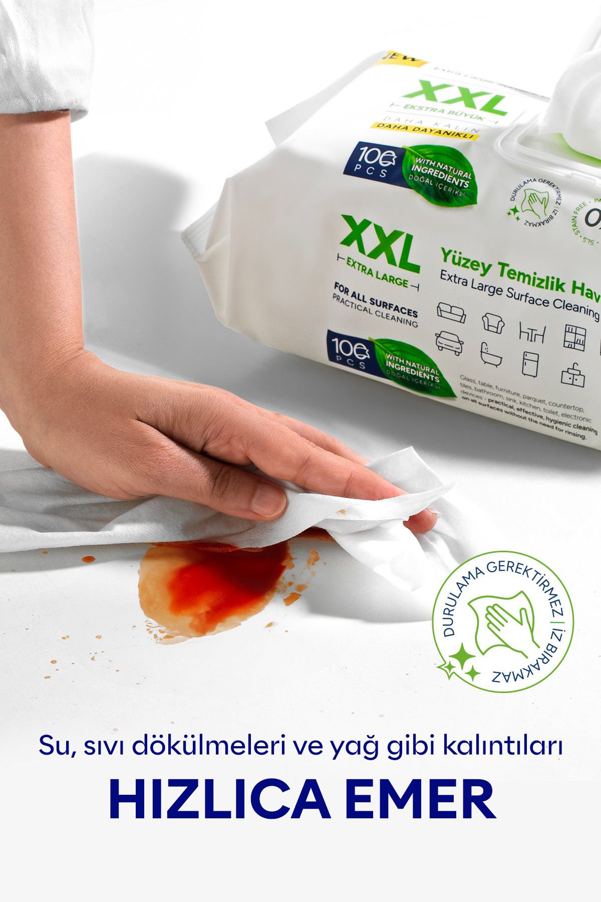 Easy Clean Xxl Lavanta Limon Beyaz Sabun Kokulu 3 Lü Ekonomik Paket