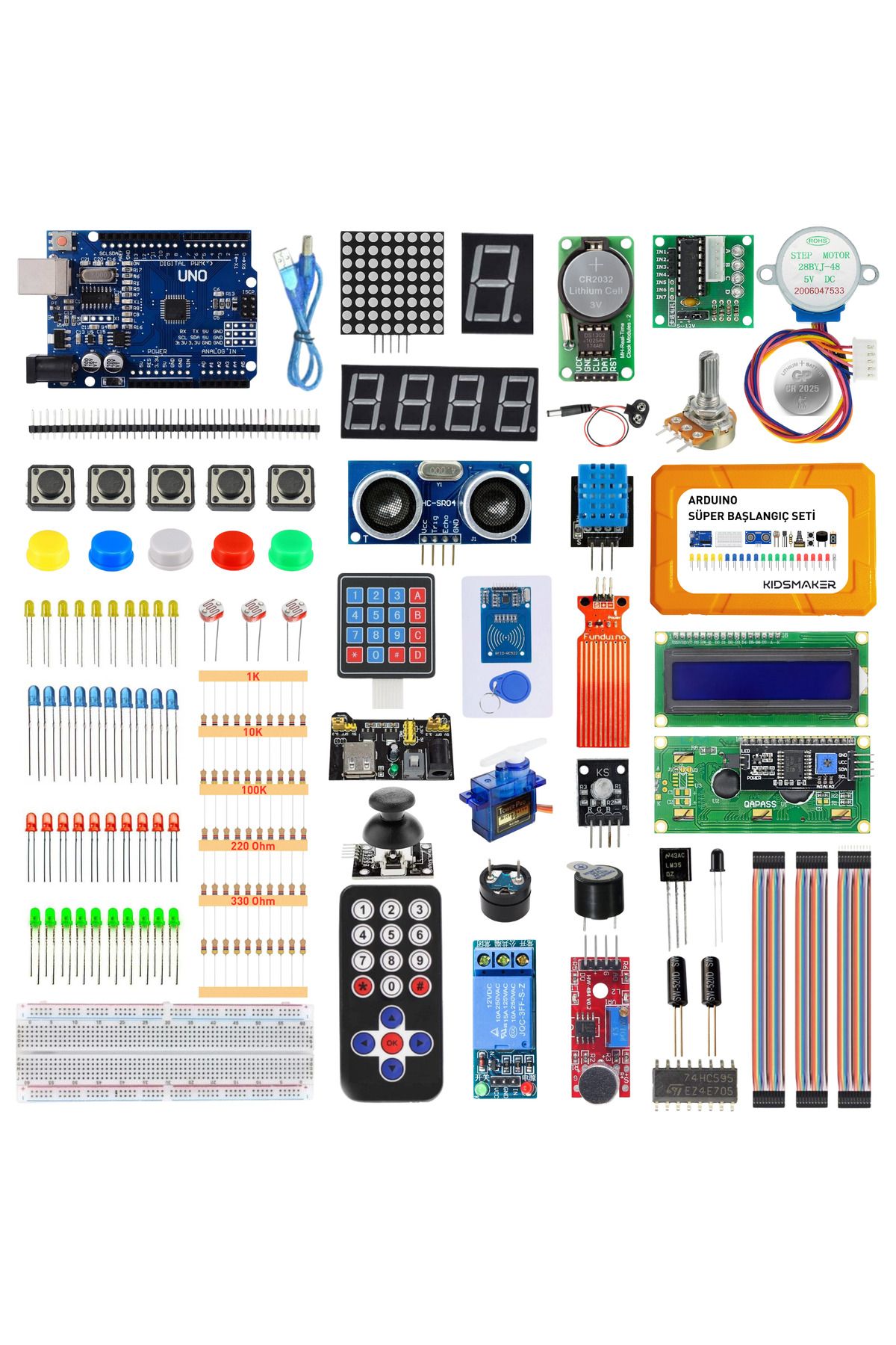 Kids MakerArduino Set 220Parça Süper Başlangı...