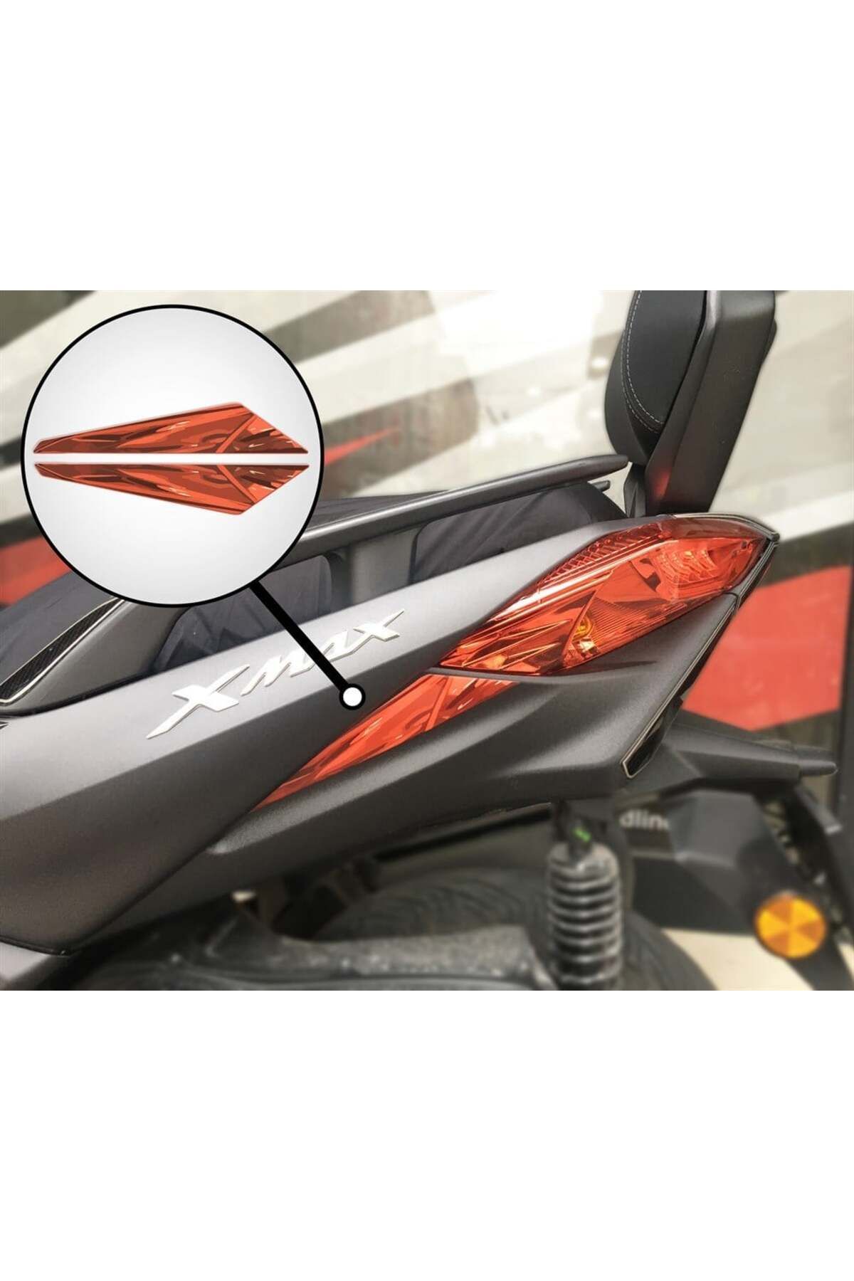 Redline Grafik Yamaha Xmax2018-2021 Far Uzatm...