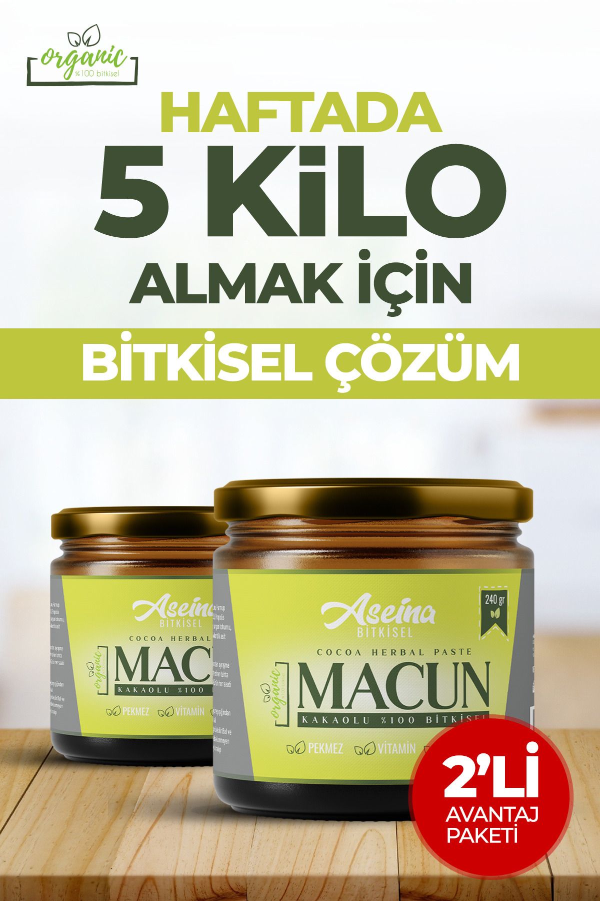 Aseina Kakaolu,pekmez VitaminKilo Alma , Işta...