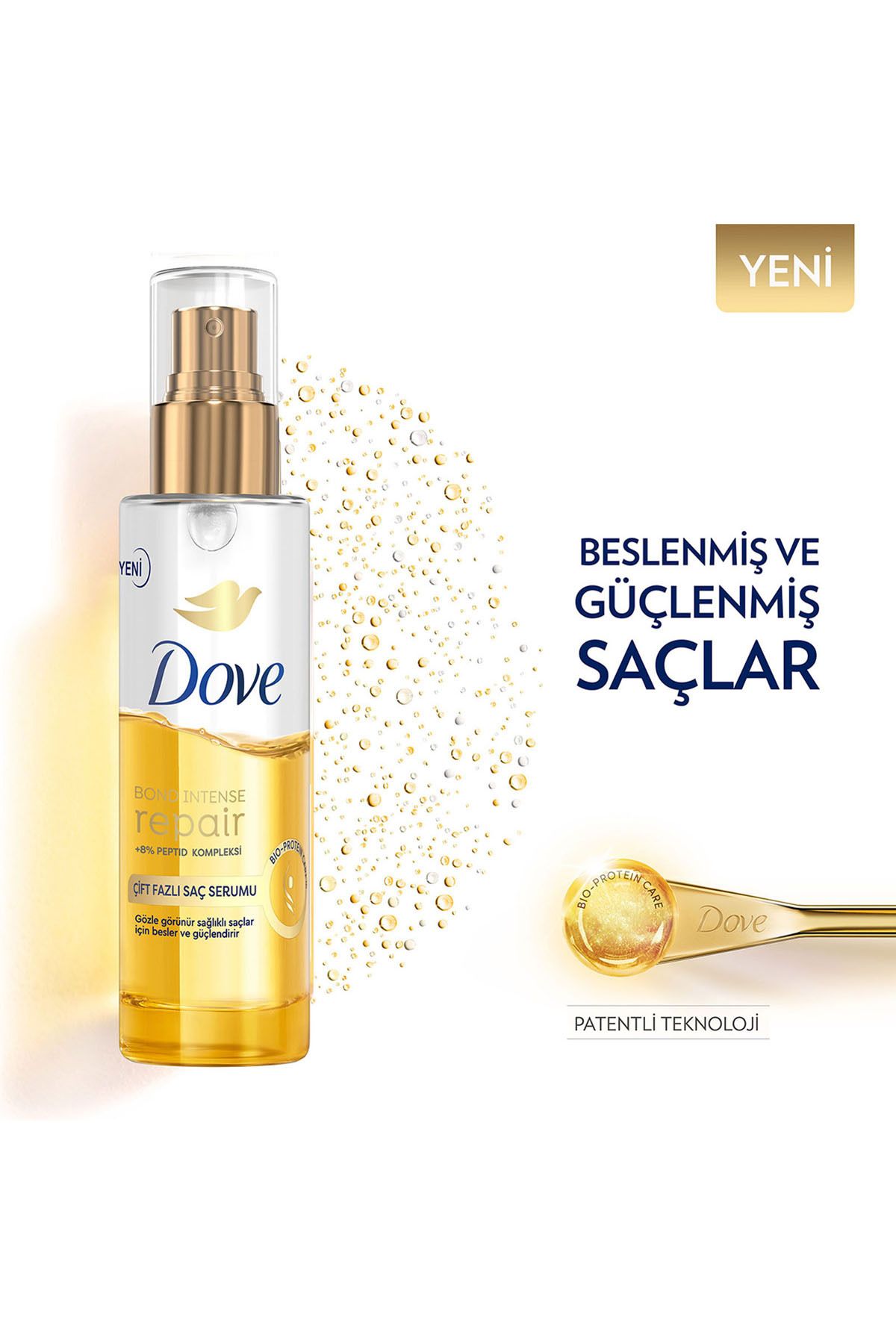 Saç Bakım Şampuanı Bond Intense Repair + Peptid Kompleksi 400 ml + Çift Fazlı Saç Serumu 80 ml