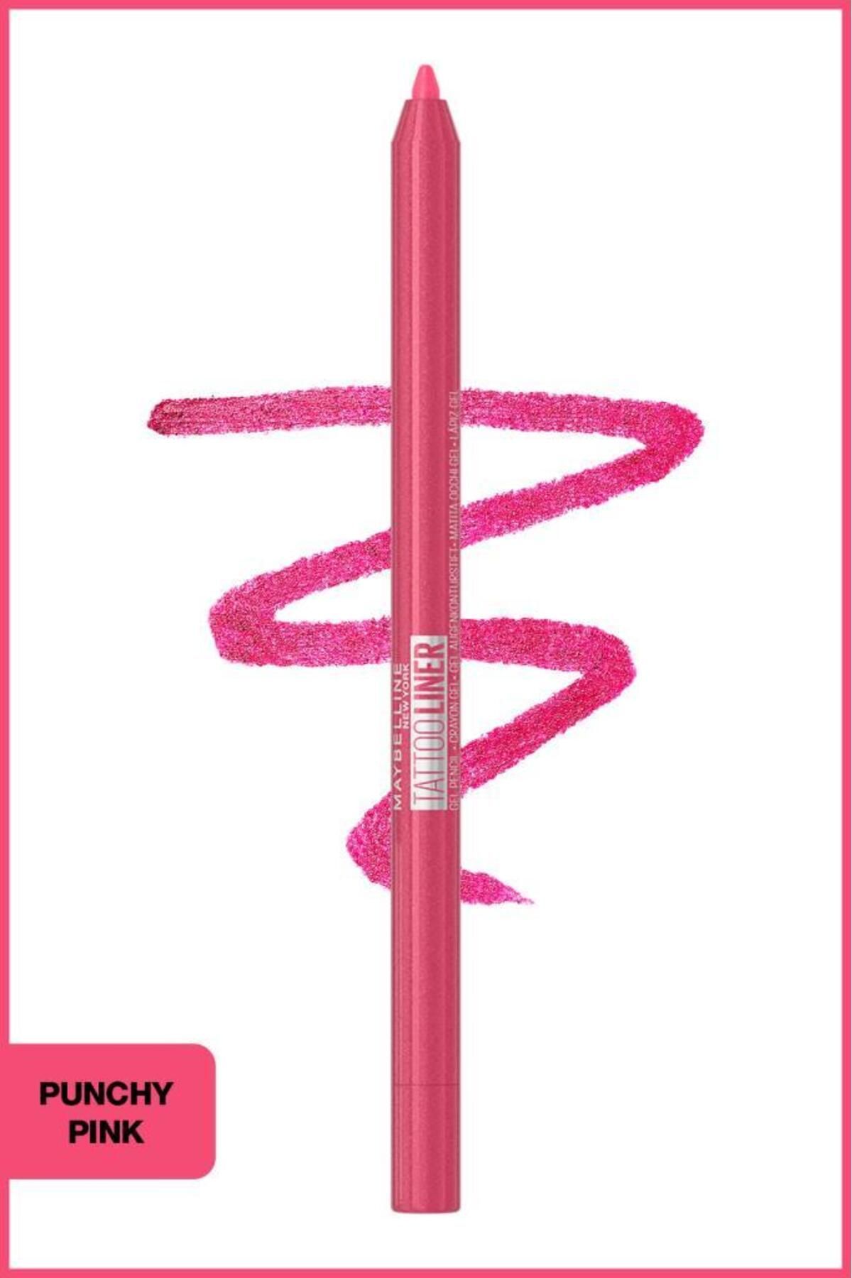 Lash Sensational Sky High Pink Air Maskara & Tattoo Liner Jel Göz Kalemi Punchy Pink- Pembe