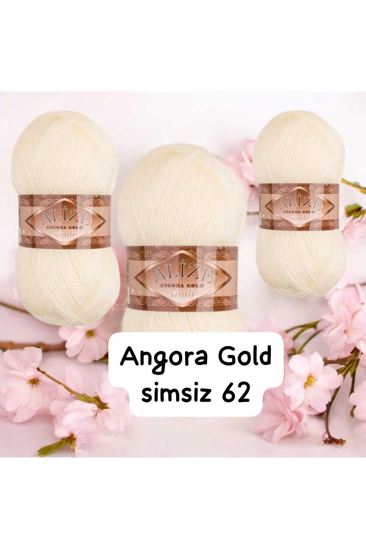 ÇEÇEN HOME ( 3 Adet) AlizeAngora Gold 62 (100...