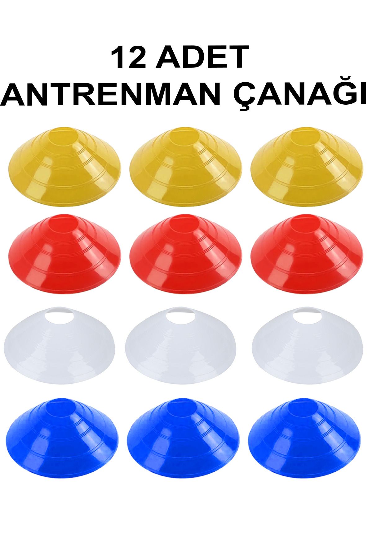 Antrenman Seti 12 li Koordinasyon Çemberi 12 li Antrenman Çanağı 12 li Antrenman Hunisi 17 cm Futbol