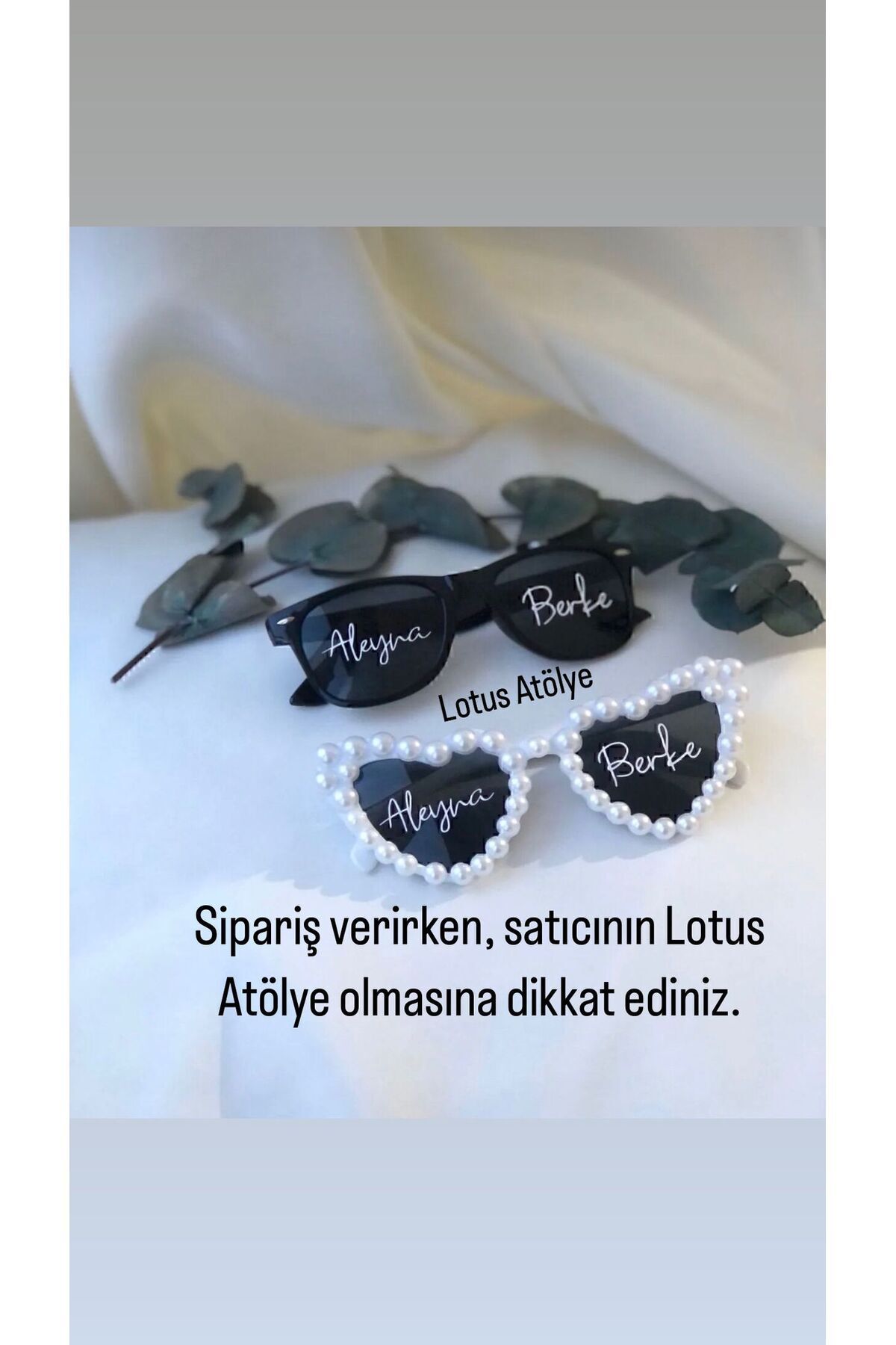 LotusAtölye- Bride Gözlüğü