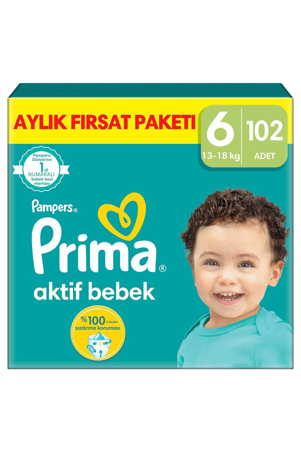 PrimaPampers Bebek BeziAktif Bebek Aylık Ekst...