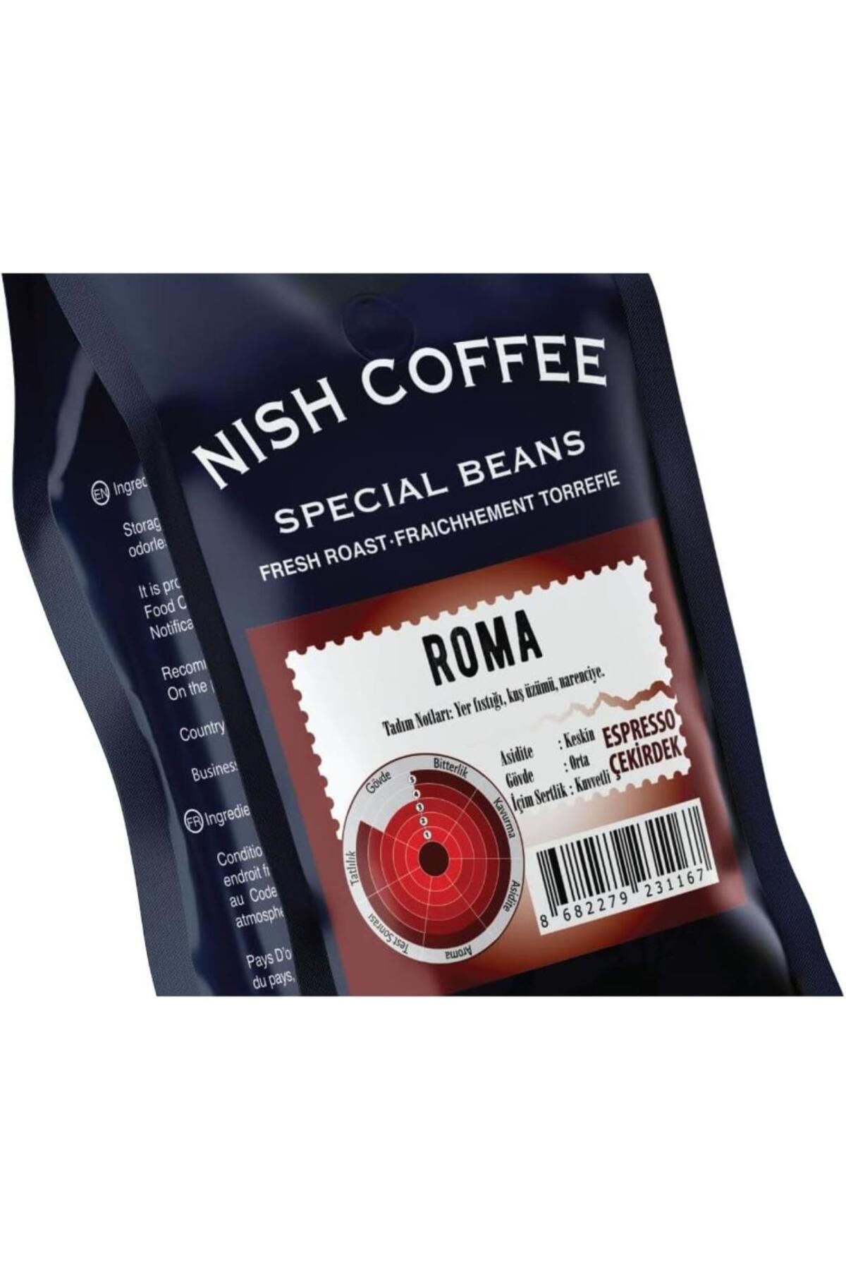 Nish Espresso Roma Kahve 250 gr