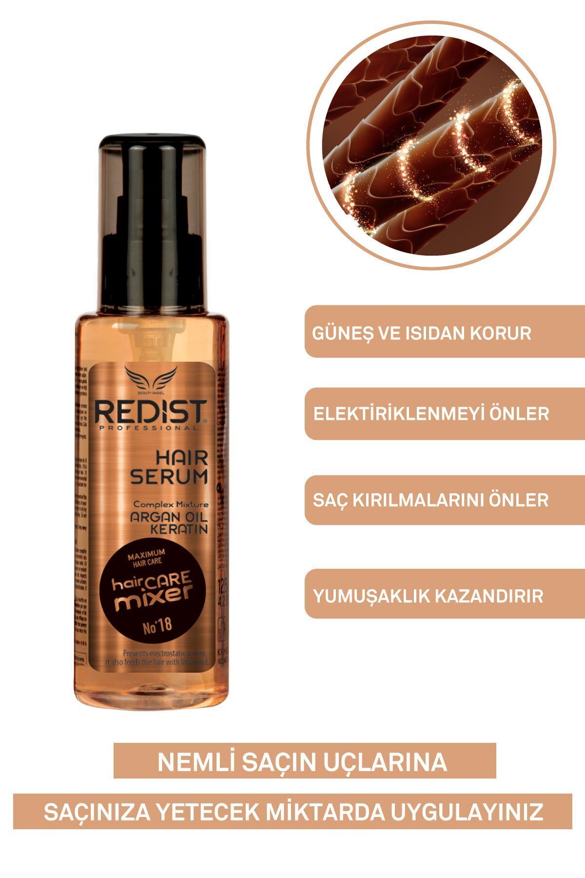 Argan Keratin Saç Serumu 125 ml