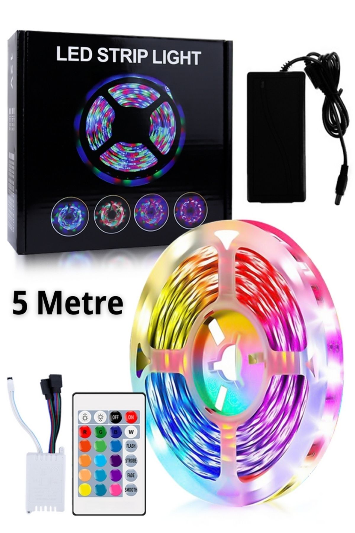 ALFAGİFTTv Arkası 5 MetreRgb Led Şerit Işık-...