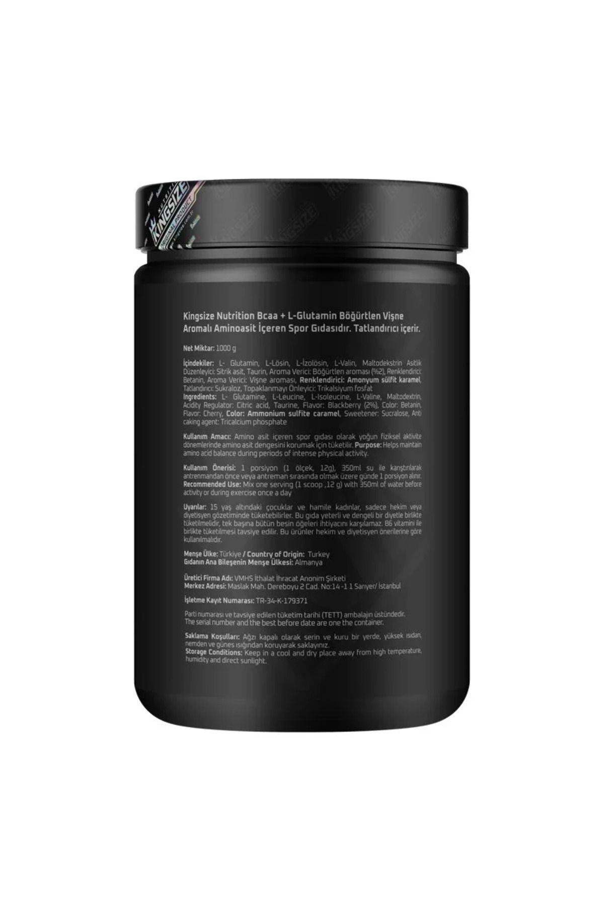 Bcaa Glutamine Powder 1000 gr