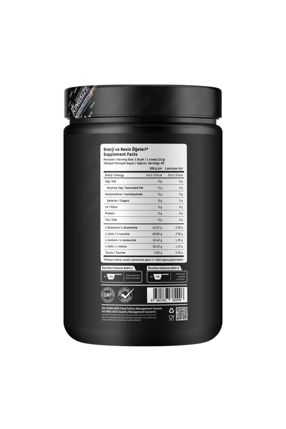 Bcaa Glutamine Powder 1000 gr