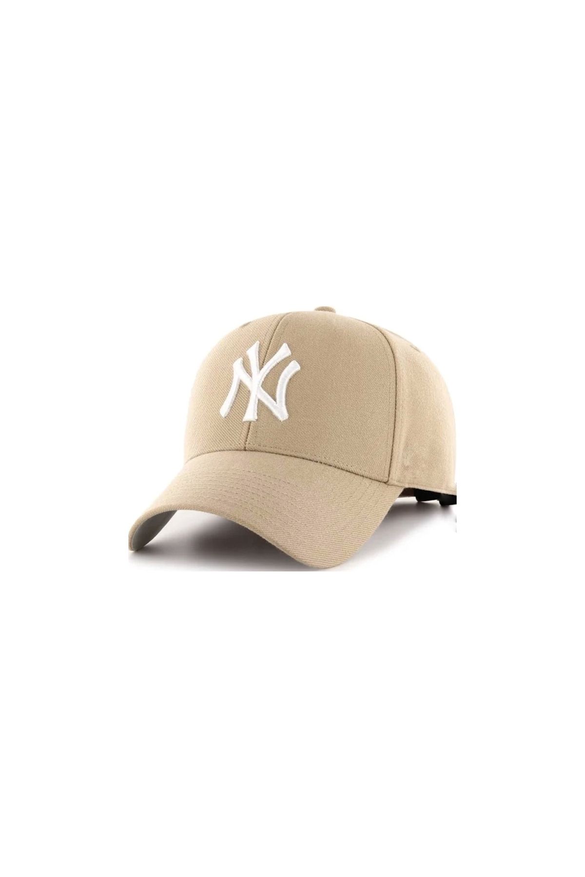 Ny New York Unisex Krem Şapka