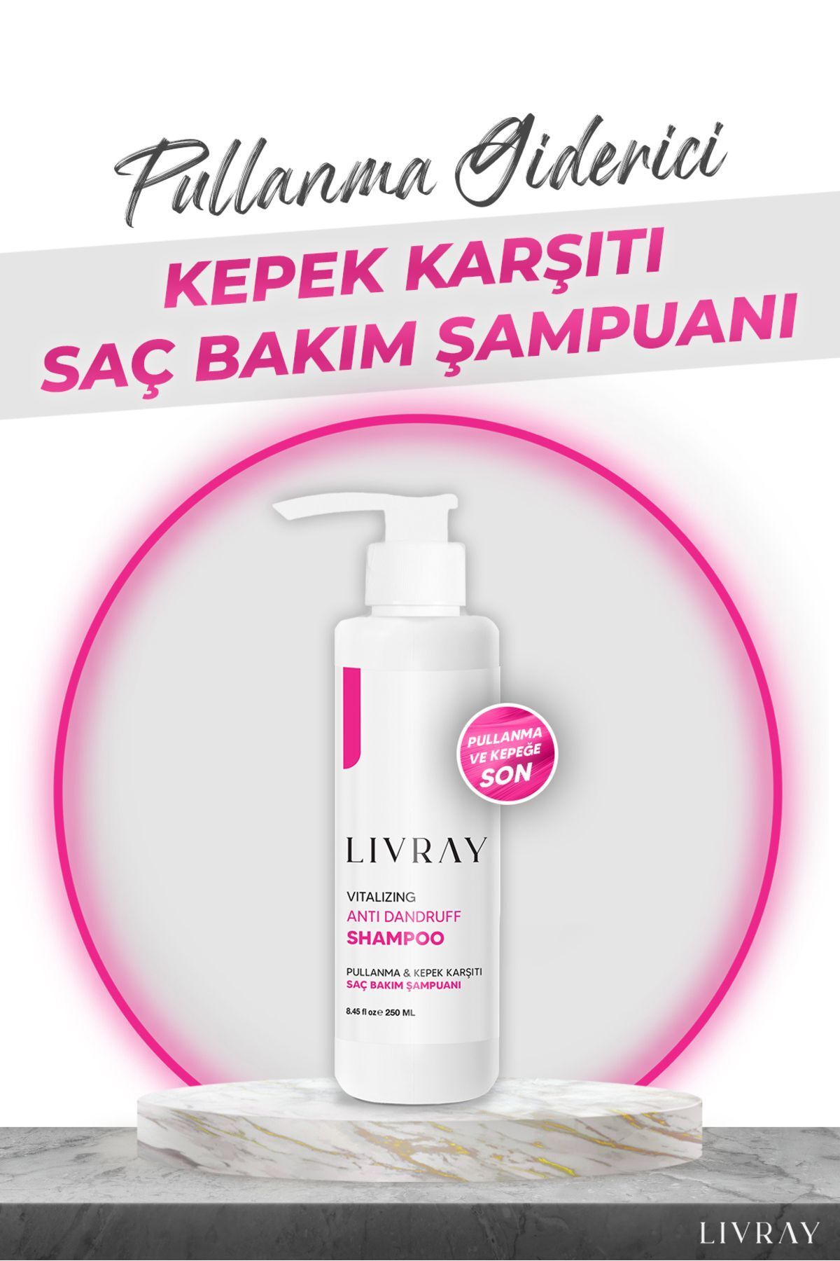 Vitalizing Anti Dandruff Shampoo - Pullanma & Kepek Karşıtı Saç Bakım Şampuanı (250 ML)